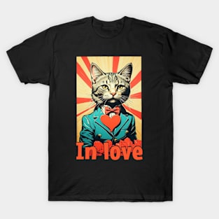 cat in love T-Shirt